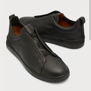 Zegna Triple-Stitch Sneakers